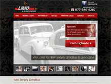 Tablet Screenshot of newjerseylimobus.com